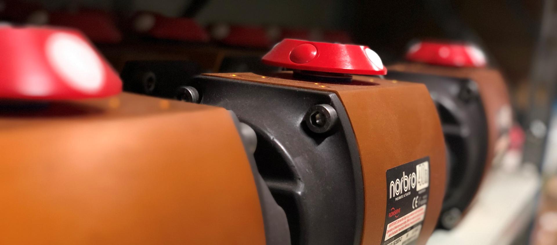 Pneumatiske og hydaruliske aktuatorer - Mange størrelser - Se udvalget Pneumatiske og hydaruliske aktuatorer - Mange størrelser - Se udvalget